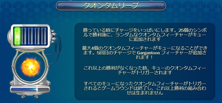 プレイ中右上に表示されているこのゲージがクオンタムリープ
