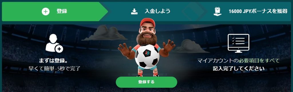 初回入金スポーツベッティングボーナスの受け取り方